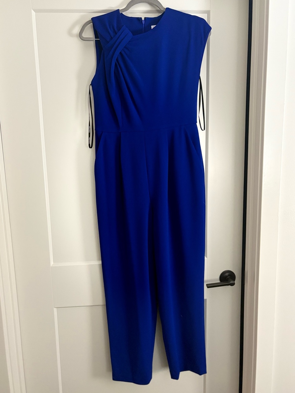 Calvin Klein Ultramarine Blue Sleeveless Jumpsuit